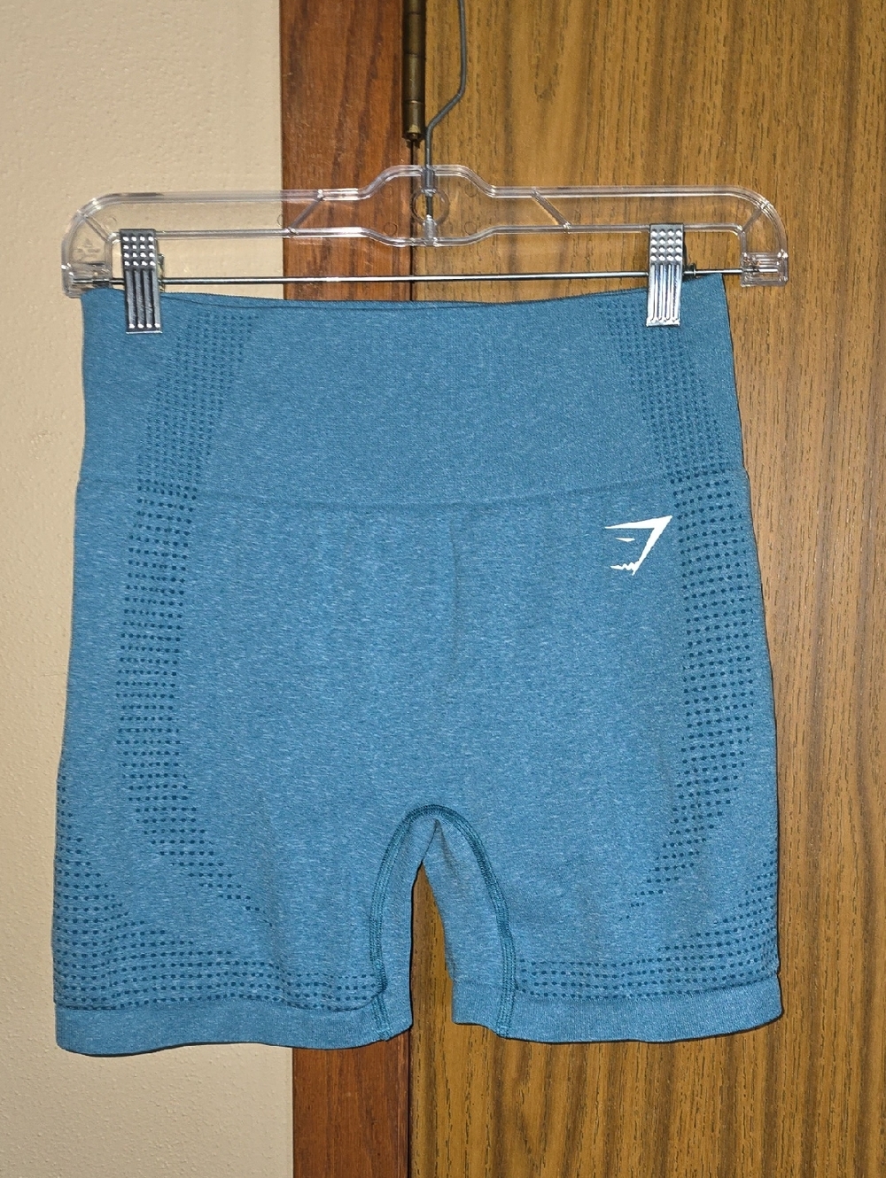 Gymshark Seamless High-Waist Blue Women’s Shorts